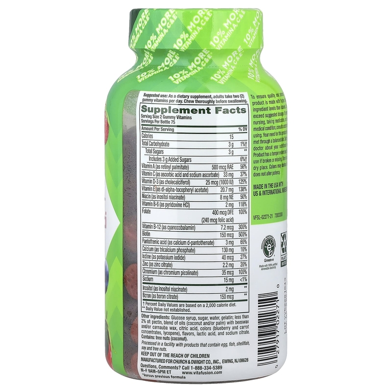 VitaFusion, мультивитамины для женщин, с ягодным вкусом, 150 жевательных таблеток
