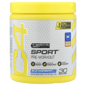 C4 / Cellucor, предтренировочный комплекс, голубая малина, 213 г (7.5 унций)