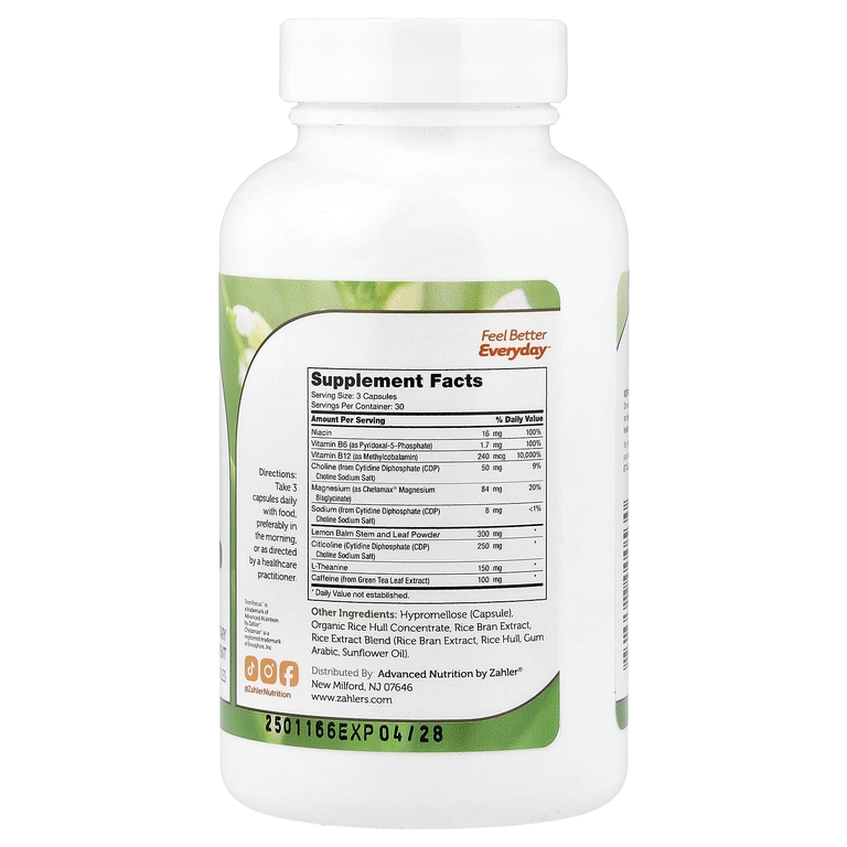 Zahler, TeenFocus™, 90 капсул