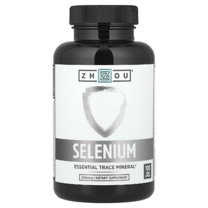 Zhou Nutrition, Селен, 200 мкг, 100 растительных капсул