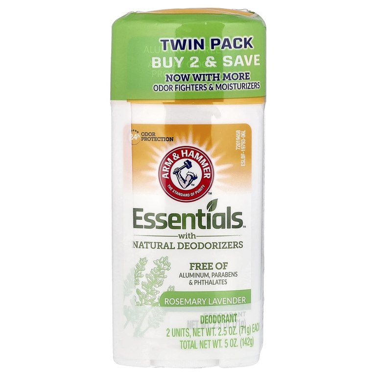 Arm & Hammer, дезодорант, розмарин и лаванда, 2 шт. в упаковке, 71 г (2,5 унции)