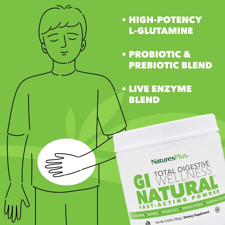 NaturesPlus, порошок для здоровья пищеварительной системы, 174 г (0,38 фунта)