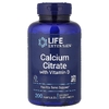 Life Extension, цитрат кальция с витамином D3, 200 капсул