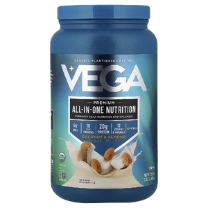 Vega, премиальный комплекс All-In-One Nutrition, кокос и миндаль, 687 г (1 фунт, 8,3 унции) (Товар снят с продажи) 