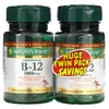 Nature's Bounty, Витамин B12, натуральный вишневый вкус, 5000 мкг, 40 быстрорастворимых таблеток