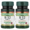 Nature's Bounty, Витамин B12, натуральный вишневый вкус, 5000 мкг, 40 быстрорастворимых таблеток