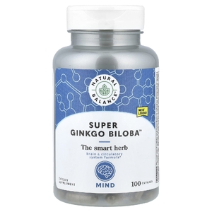 Natural Balance, Super Ginkgo Biloba™, 100 капсул