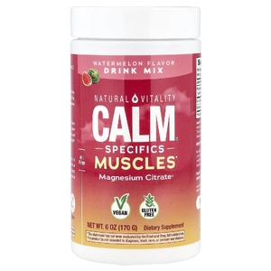 Natural Vitality, CALM®, Unique Muscles, смесь для приготовления напитка с цитратом магния, арбуз, 170 г (6 унций)
