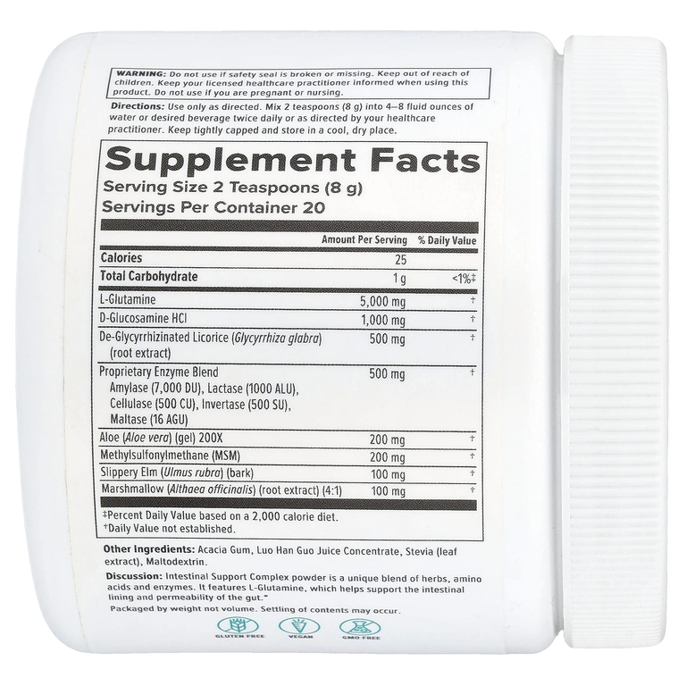 Nutra BioGenesis, Комплекс для поддержки кишечника, 160 г (5,6 унции)