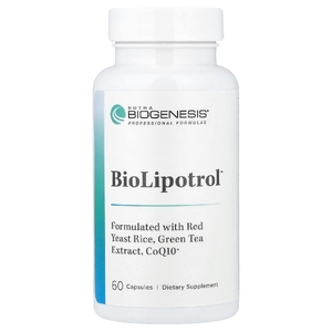 Nutra BioGenesis, смесь ниацина, экстракта красного дрожжевого риса, коэнзима Q10 и экстракта листьев зеленого чая, 60 капсул