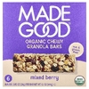 MadeGood, Батончики мюсли, ягодное ассорти, 6 батончиков, по 24 г (0,85 унции)