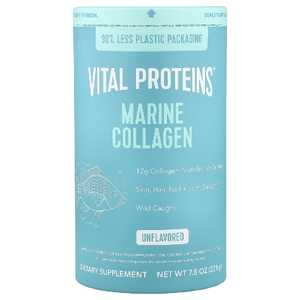 Vital Proteins, морской коллаген, без добавок, 221 г (7,8 унции)