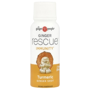 The Ginger People, Ginger Rescue Shots, Дикая куркума, 2 жидких унции (60 мл)