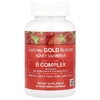 California Gold Nutrition, жевательные таблетки с комплексом витаминов группы B с витаминами B6 и B12, фолатом и биотином, клубника, 45 вегетарианских жевательных таблеток
