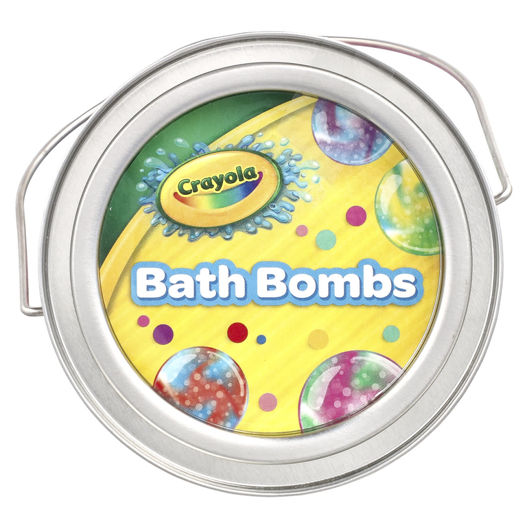 Crayola, бомбочки для ванной, для детей от 3 лет, с ароматом винограда, лимона, сладкой ваты и жвачки, 8 штук, 320 г (11,29 унции)