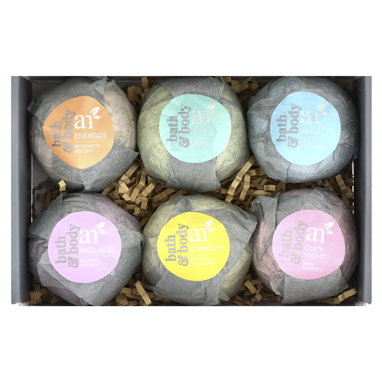 artnaturals, бомбы для ванны, 6 шт., 113 г (4 унции) каждая (Товар снят с продажи) 