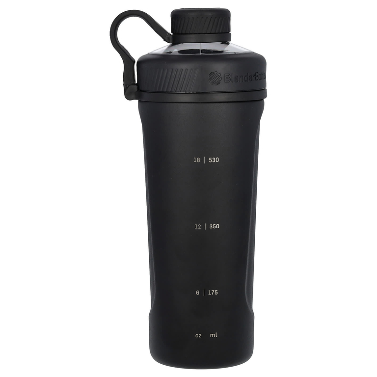 Blender Bottle, Шейкер из нержавеющей стали, матовый черный, 770 мл (26 унций)