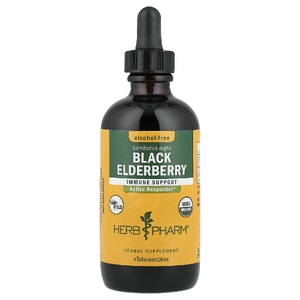Herb Pharm, чёрная бузина, без спирта, 120 мл