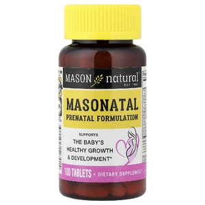 Mason Natural, Пренатальный мультивитаминный комплекс, 100 таблеток