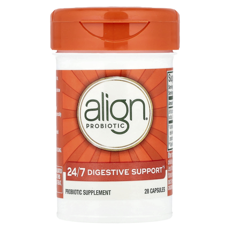 Align Probiotics, 24/7 поддержка пищеварения, добавка с пробиотиками, 28 капсул