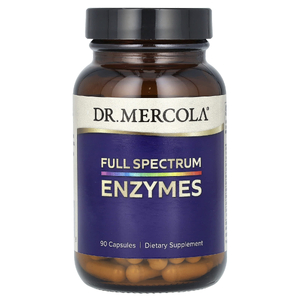 Dr. Mercola, ферменты полного спектра, 90 капсул