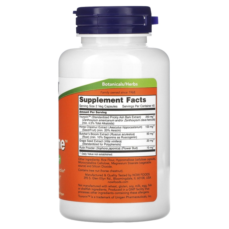 NOW Foods, комплекс для поддержки работы сосудов Vein Supreme™, 90 растительных капсул