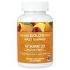 California Gold Nutrition, жевательный витамин D3, со вкусами лимона, апельсина и клубники, 90 жевательных таблеток (25 мкг (1000 МЕ) в 1 таблетке)