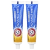 Arm & Hammer, зубная паста с фторидом отбеливающая против кариеса, чистая мята, двойная упаковка, 170 г (6 унций) каждая