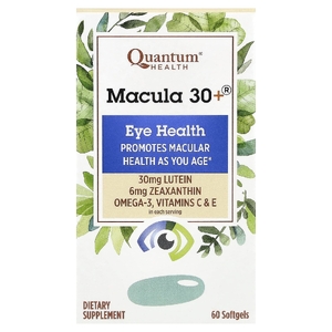 Quantum Health, добавка для здоровья макулы после 30 лет, 60 капсул