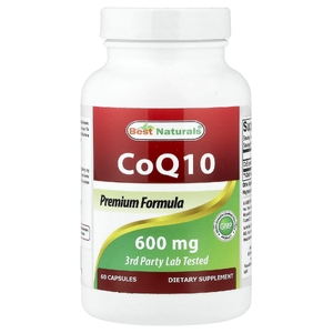 Best Naturals, Коэнзим Q10, 600 мг, 60 капсул