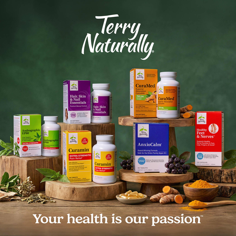 Terry Naturally, средство для снятия стресса и беспокойства, 90 таблеток (20 мг в 1 таблетке)