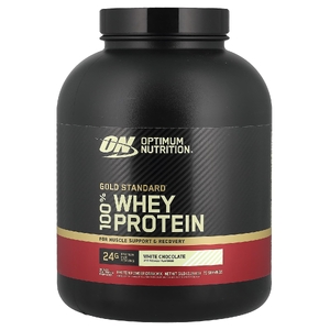 Optimum Nutrition, сывороточный протеин, со вкусом белого шоколада, 2,26 кг (5 фунтов)