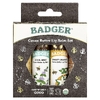 Badger, Набор бальзамов для губ с какао-маслом, 4 пакетики, 7 г