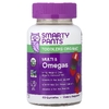 SmartyPants, органические мультивитамины и омега для малышей, со вкусом вишни и ягодного микса, 60 жевательных таблеток