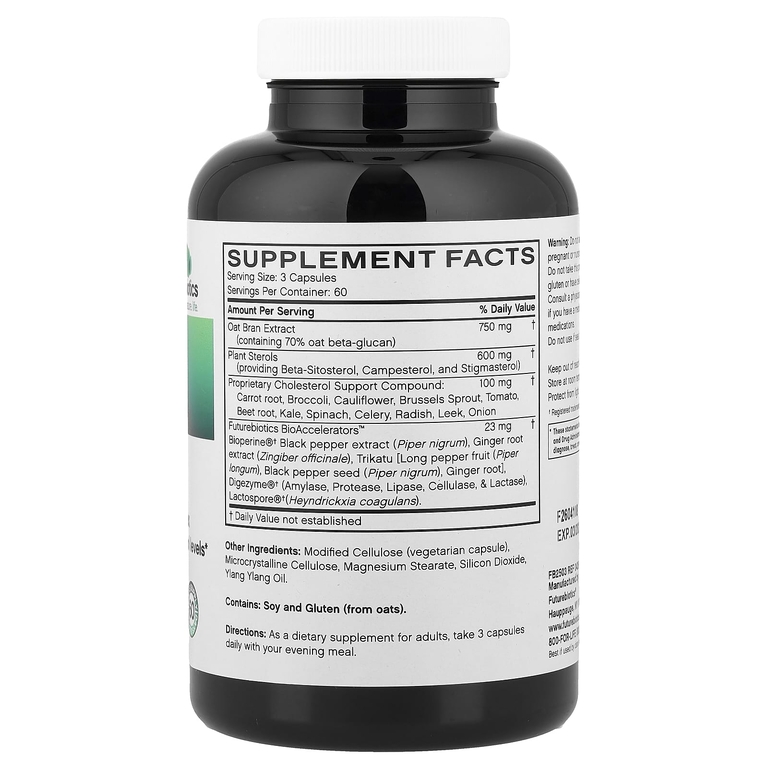 Futurebiotics, Cholesterol Balance, 180 вегетарианских капсул