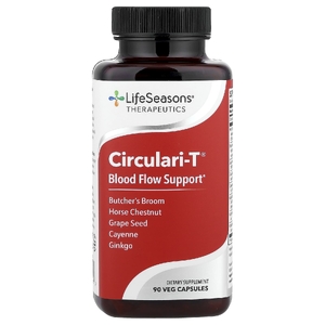 LifeSeasons, Circulari-T®, поддержка кровотока, 90 растительных капсул