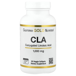 California Gold Nutrition, Clarinol, КЛК, конъюгированная линолевая кислота, 1000 мг, 90 мягких таблеток