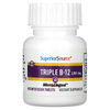Superior Source, Triple B-12, 3000 мкг, 60 быстрорастворимых таблеток MicroLingual
