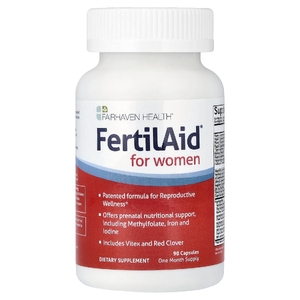 Fairhaven Health, формула для репродуктивного здоровья FertilAid® для женщин, 90 капсул