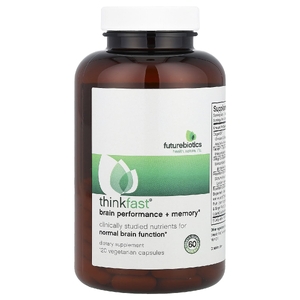Futurebiotics, Thinkfast®, «Эффективность мозга и память», 120 вегетарианских капсул