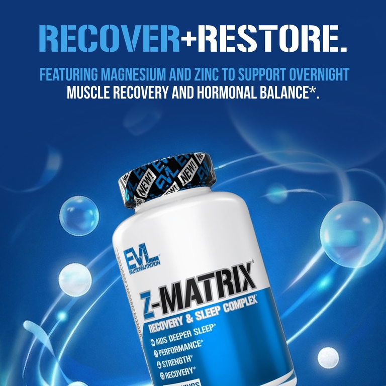 EVLution Nutrition, Z-Matrix®, комплекс для восстановления и сна, 240 капсул