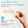 Doctor's Best, активный комплекс витаминов группы B, 60 растительных капсул