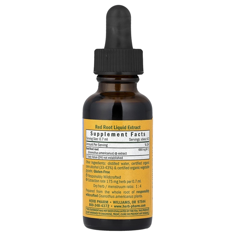 Herb Pharm, красный корень, 30 мл