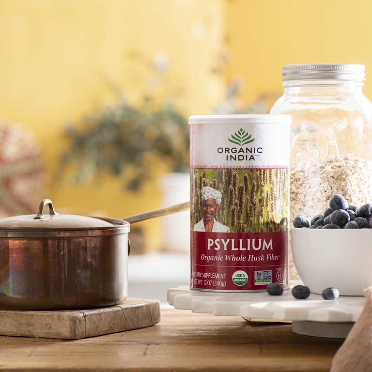 Organic India, подорожник, клетчатка из цельной шелухи, 340 г (12 унций)