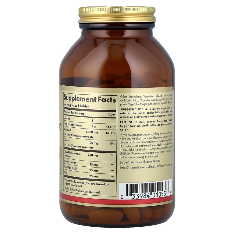 Solgar, Ester-C® Plus, 180 таблеток (Товар снят с продажи) 