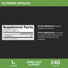 Optimum Nutrition, Глютамин, 240 капсул (0,5 г в каждой капсуле)