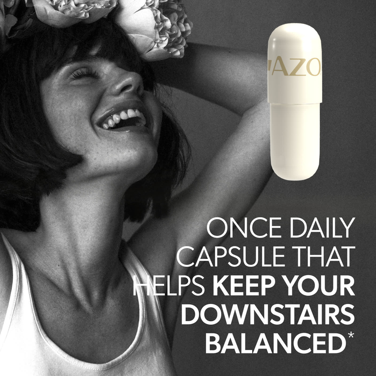 AZO, Complete Feminine Balance, пробиотик для ежедневного приёма, 5 млрд КОЕ, 30 капсул для приёма один раз в день