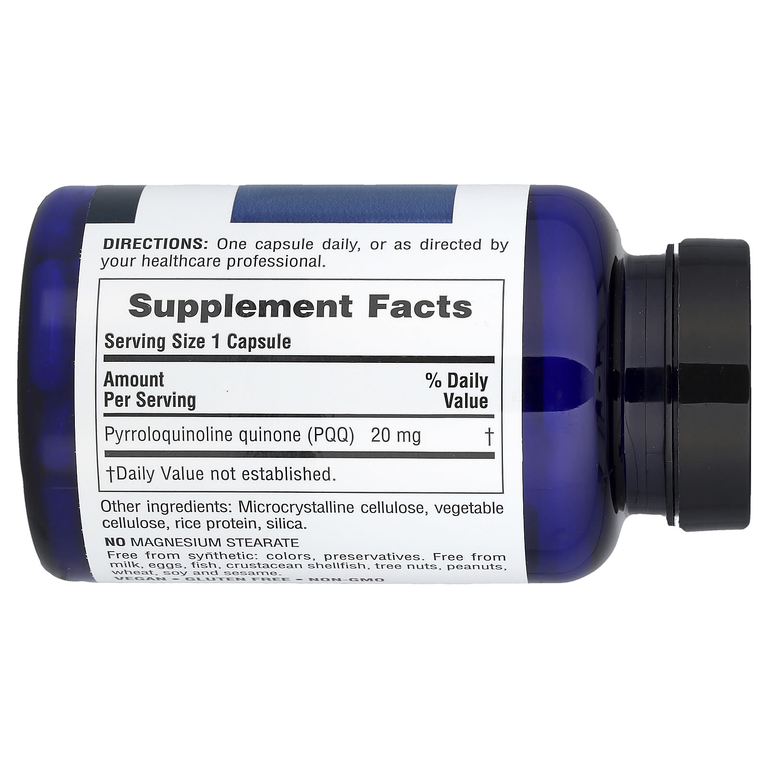 NaturesPlus, BrainCeutix® PQQ, 20 мг, 60 капсул