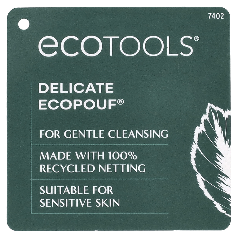 EcoTools, Delicate EcoPouf®, 1 спонж