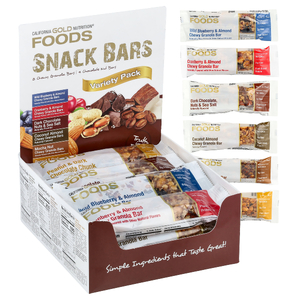 California Gold Nutrition, FOODS, батончики-снеки, ассорти вкусов, 12 батончиков по 40 г (1,4 унции)
